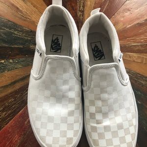 Vans-Youth size 4 only worn a few times before she outgrew them.